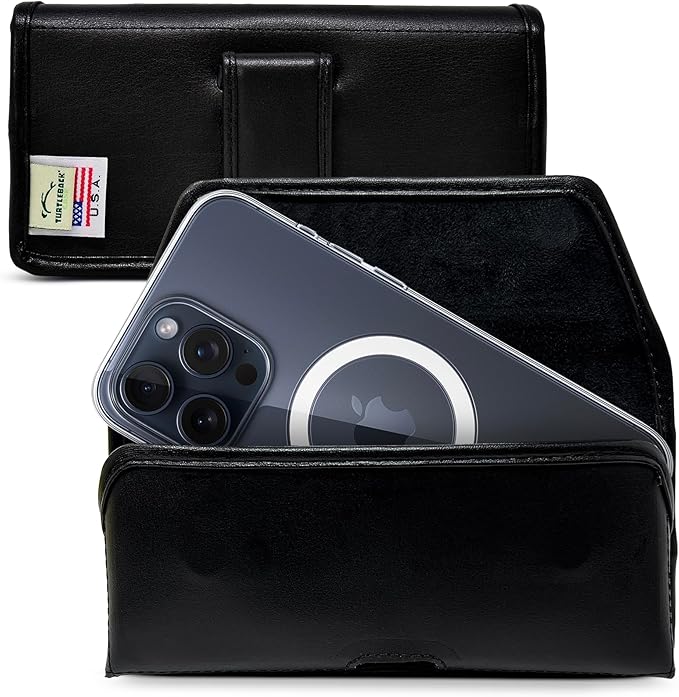 Turtleback Belt Holder for iPhone 16 Pro Max, 15 Pro Max, 14 Pro Max -Small- by Turtleback