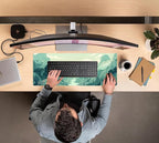 Cute Pastel Mint Green Forest Sage Desk Mat Anime Large Gaming Mouse Pad XL - Image 5