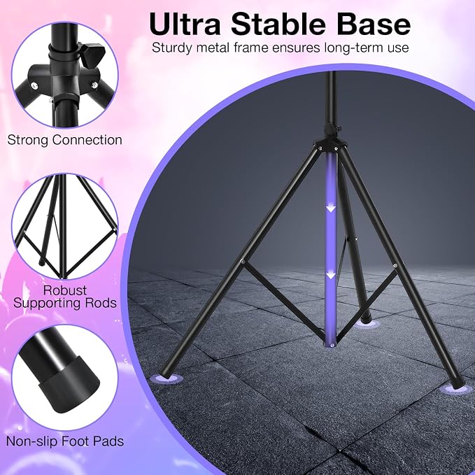 DJ Light Stand, Tripod Lighting Stand - Image 4