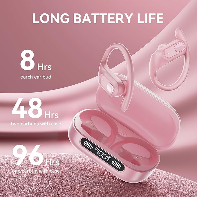 occiam Wireless Bluetooth Earbuds Sport Ear Buds Workout Headphones 96H - Image 3