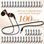 Kanayu 100 Pack Wired Earbuds Bulk - Image 2