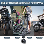 Motorcycle Phone Mount Kit, Anti-Theft Dual Socket Arm, 360° Rotate Phone Clip - Image 7