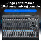 W IN-MIX DX16 Professional DJ Audio Mixer 16 Channel - Image 2