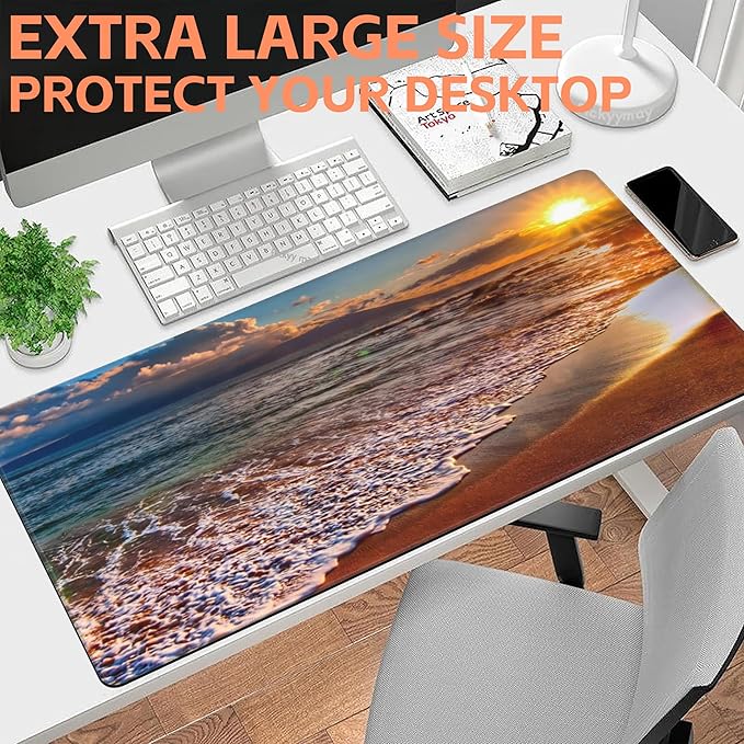 Mouse Pad Large Nice Sunset Non-Slip Game Desk Mat - Image 6
