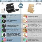 Black Wood Phone Docking Station - Image 4