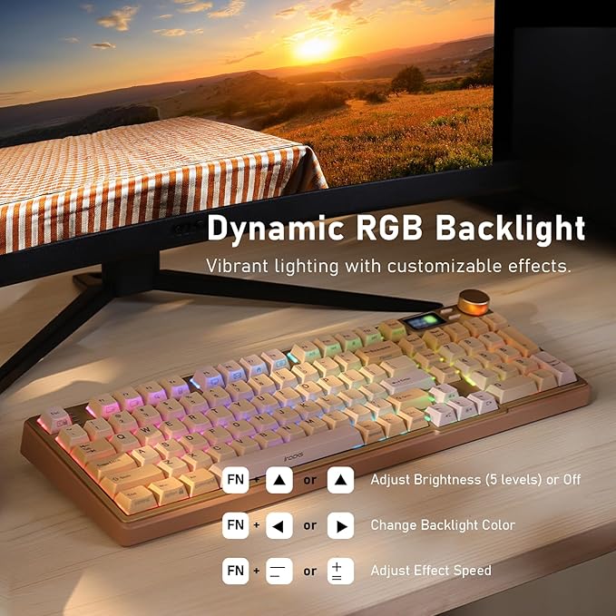 iRocks K85R Wireless RGB Backlit Mechanical Gaming Keyboard - Image 7