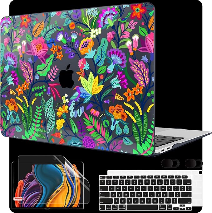 MEEgoodo for MacBook Air 13 inch Case 2021 2020 2019 2018 Released A2337 M1 by MEEgoodo