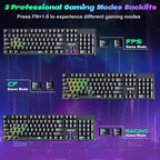 Redragon Mechanical Gaming Keyboard Wired, 11 Programmable Backlit Modes - Image 7