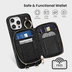 ORNARTO Magnetic Detachable Wallet Case - Image 3