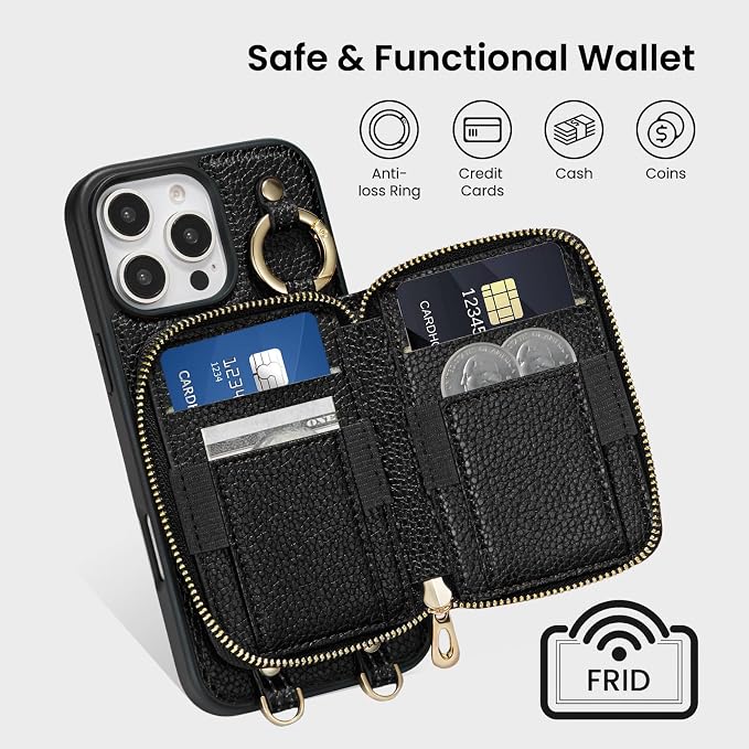 ORNARTO Magnetic Detachable Wallet Case - Image 3