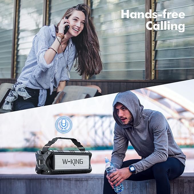 W-KING 90W Peak 50W RMS Powerful Bluetooth Speaker - Image 6