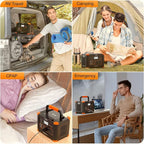 Portable Power Station 500W, 519Wh Outdoor Solar Generator Backup Battery Pack - Image 4