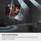 Samsung Q-Series Soundbar HW-QS700F 3.1.2 ch Subwoofer Convertible Fit - Image 5