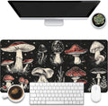 Psychedelic Mushrooms Desk Mat, Large Gaming Mouse Pad, 31.5"x15.7", Extended by KOAIWPAE