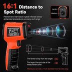 Infrared Thermometer Temperature Gun -58°F to 1796°, 16:1 Non Contact Laser - Image 2