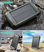 BLAVOR Solar Power Bank 10, Portable Wireless Charger, 20W Fast Charging - Image 6