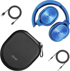 ZIHNIC Active Noise Cancelling Headphones, 40H Playtime Wireless Bluetooth - Image 6