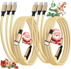 USB C Multi Charging Cable, 3 in 1 Charging Cable Nylon Braided USB-C Multiple by MPATIBY