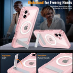 Magnetic & Stand for iPhone 16 Plus Case Built-in Privacy Screen Protector - Image 3