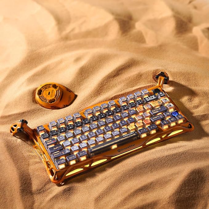 GravaStar Mercury K1 Pro Wireless Mechanical Gaming Keyboard, Aluminum Alloy - Image 6