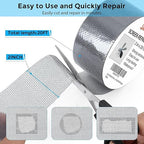 Grey Window Screen Repair Tape, 2IN X 20FT Screen Repair Kit - Image 3