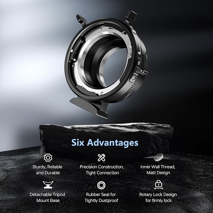 VILTROX PL-L Lens Adapter, Lens Converter Ring Camera Lens Mount Adapter Ring - Image 2