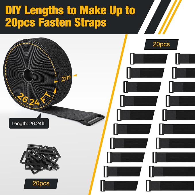 26ft x 2in Heavy Duty Cable Straps - Image 4