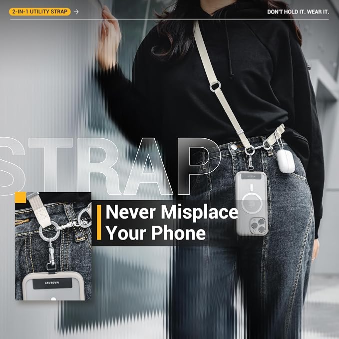 MAGEASY 2-In-1 Cell Phone Lanyard Crossbody - Image 3