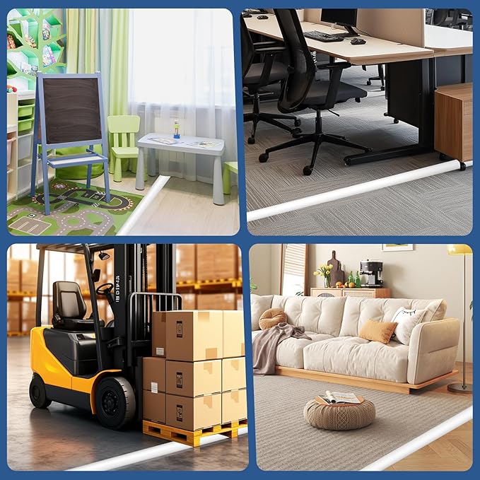 Floor Cord Cover for Wires on Floor Self Adhesive Cord Hider Floor Cable - Image 5