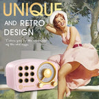 Retro Bluetooth Speaker, Vintage Radio-Greadio FM Radio - Image 3