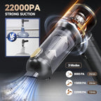 Car Vacuum Portable Cordless, Foldable Handheld Vacuum - Image 2