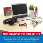 VELCRO Brand 150pk Cable Ties Value Pack | Replace Zip Ties - Image 3