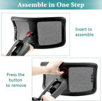 Footrest for Desk Adjustable Height 2-in-1 Function Rotatable Ergonomic Under - Image 7