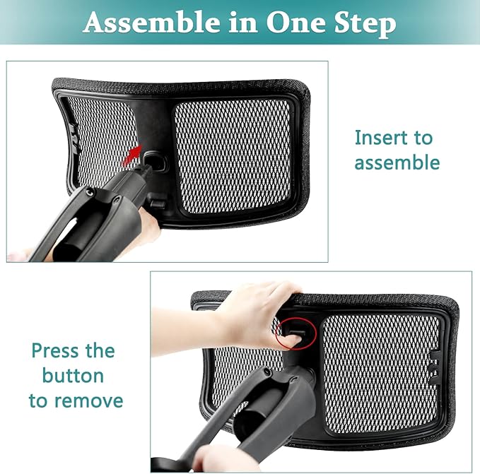 Footrest for Desk Adjustable Height 2-in-1 Function Rotatable Ergonomic Under - Image 7