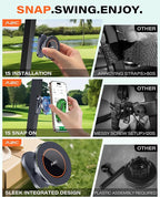 A2C Alloy Magnetic Golf Cart Phone Holder Compatible - Image 3