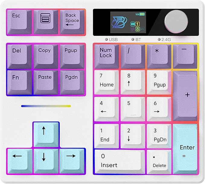 BOYI TD31Pro Mechanical Number Pad, RGB HotSwap Numpad - Image 8