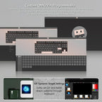 QK87 75% Keyboard with Multimedia Screen, QMK/VIA Wireless Gaming Keyboard - Image 7