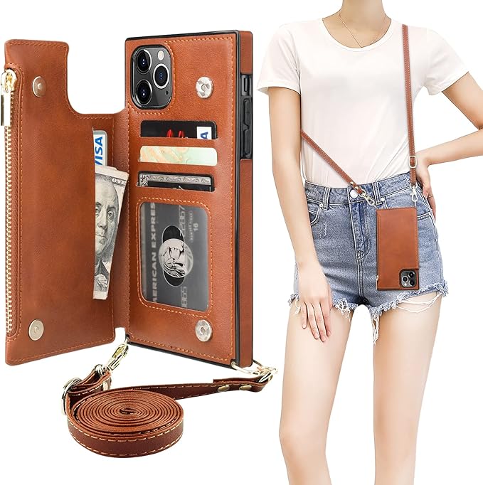 Bocasal Crossbody Wallet Case for iPhone 11 Pro Max by Bocasal