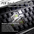 Aula F75 Wireless Mechanical Keyboard, Creamy Keyboard - Image 6