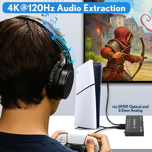 8K HDMI Switch 2 in 1 Out, 8K@60Hz 4K@120Hz 1080P@240Hz - Image 5