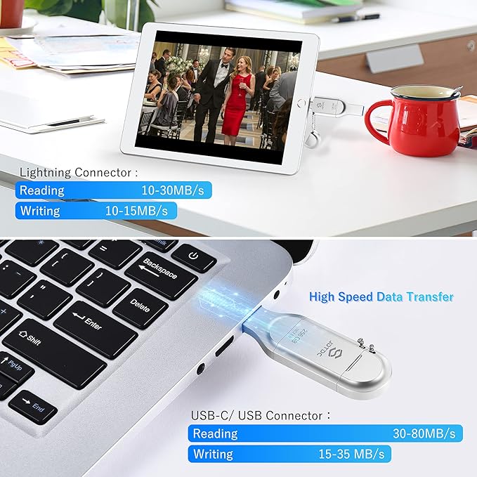 JSL JDTDC MFi Certified 512GB Photo Stick - Image 8
