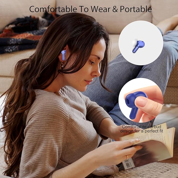 Wireless Earbuds, IP7 Waterproof in Ear Earphones, LED Display Ear buds - Image 6