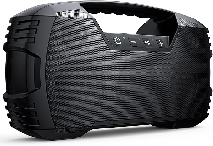 IPX7 Waterproof Outdoor Bluetooth Speaker, 32H Playtime, Floating Design by HOULZALLEE