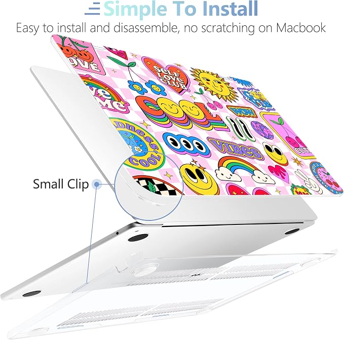 MEEgoodo Case for M4/M3/M2 MacBook Air 13.6 inch Case 2025 2024 2022, Fit Model - Image 5