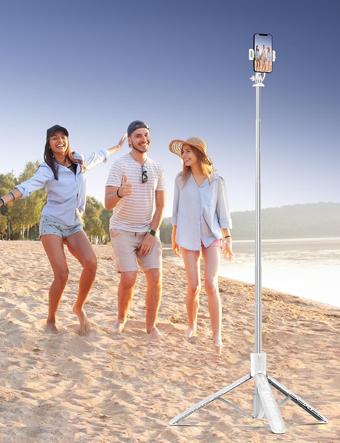 71" Phone Tripod Selfie Stick, All-in-1 - Image 8