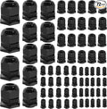 Joinfworld 72pcs Cable Glands Kit Waterproof Strain Relief Cord Connector Grip by Joinfworld