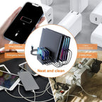 chipofy 500W Charging Station for Multiple Devices, 10-Port Multi USB C Fast - Image 6