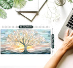 Desk Mat Cute Tree of Life Mouse Pad Gaming XXL Large Extended Desk Matt - Image 2