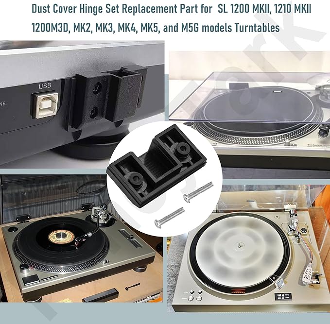 2 Pack Dust Cover Hinge Set Replacement Part - Image 5