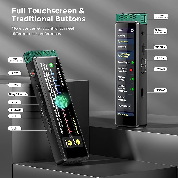 136GB Digital Voice Recorder - Image 6